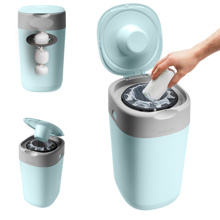 Tommee Tippe Twist And Click Advanced Eco Friendly Nappy Disposal Bin - Green - Easy Pharmacy LLC