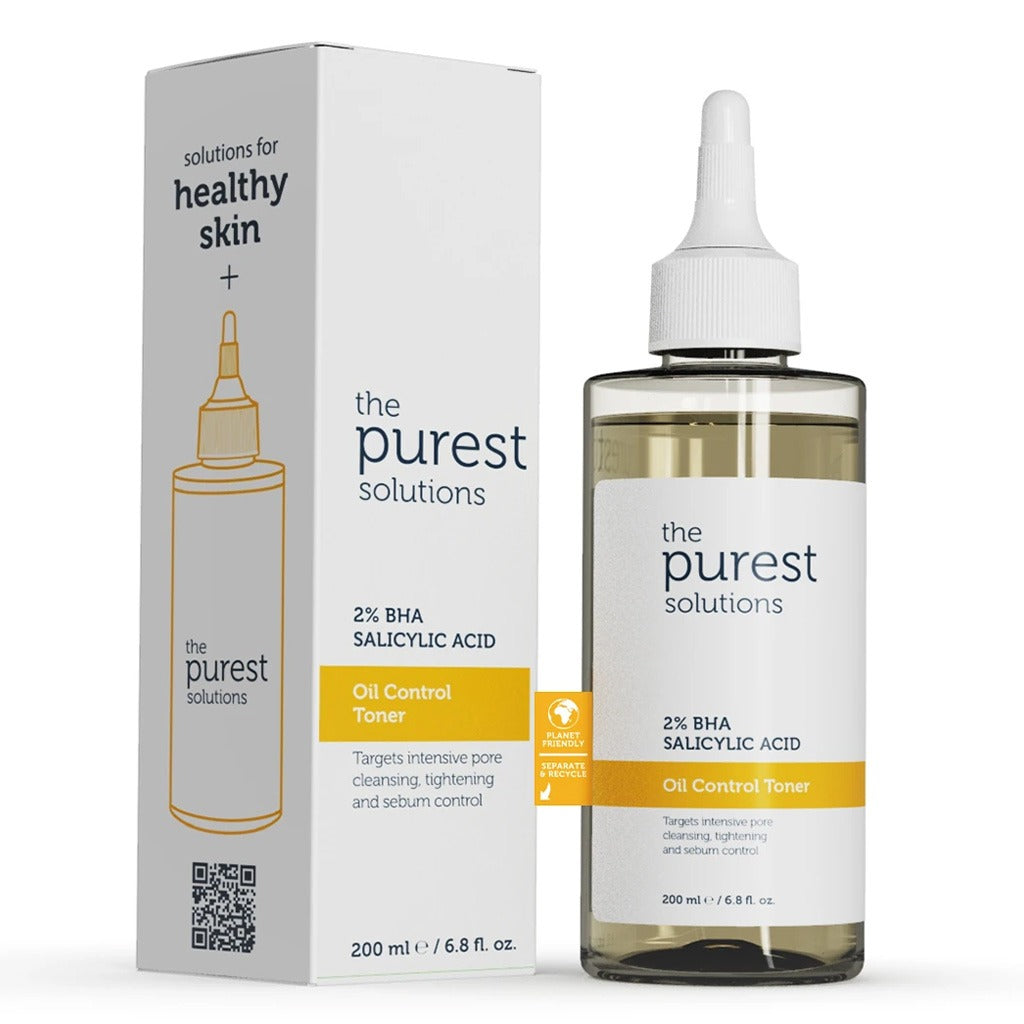 The Purest Solutions 2% BHA Salicylic Acid Oil Control Facial Toner 200ml - Easy Pharmacy LLC