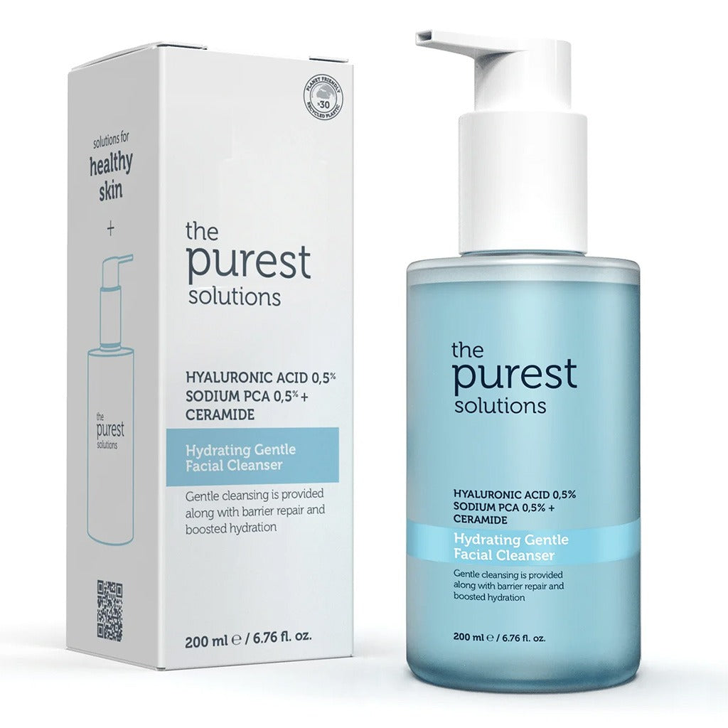 The Purest Solutions 0.5% Hyaluronic Acid 0.5% Sodium PCA + Ceramide Hydrating Gentle Facial Cleanser 200ml - Easy Pharmacy LLC