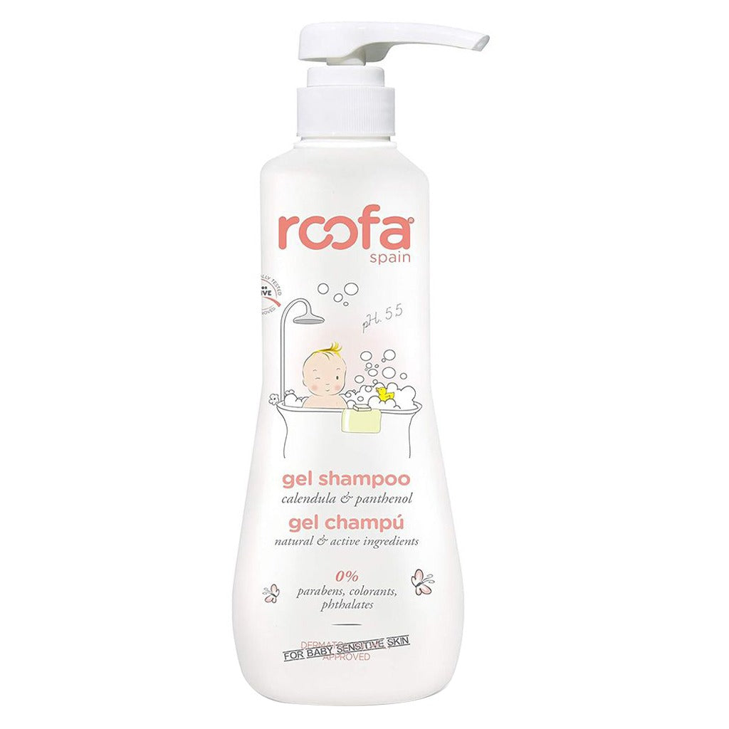 Roofa Soft Gel Baby Shampoo With Calendula & Panthenol For Sensitive Skin 500ml - Easy Pharmacy LLC