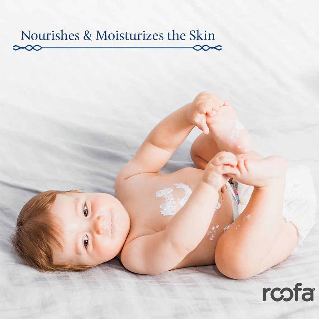 Roofa Baby Moisturizing Body Lotion With Calendula & Panthenol For Sensitive Skin 300ml - Easy Pharmacy LLC