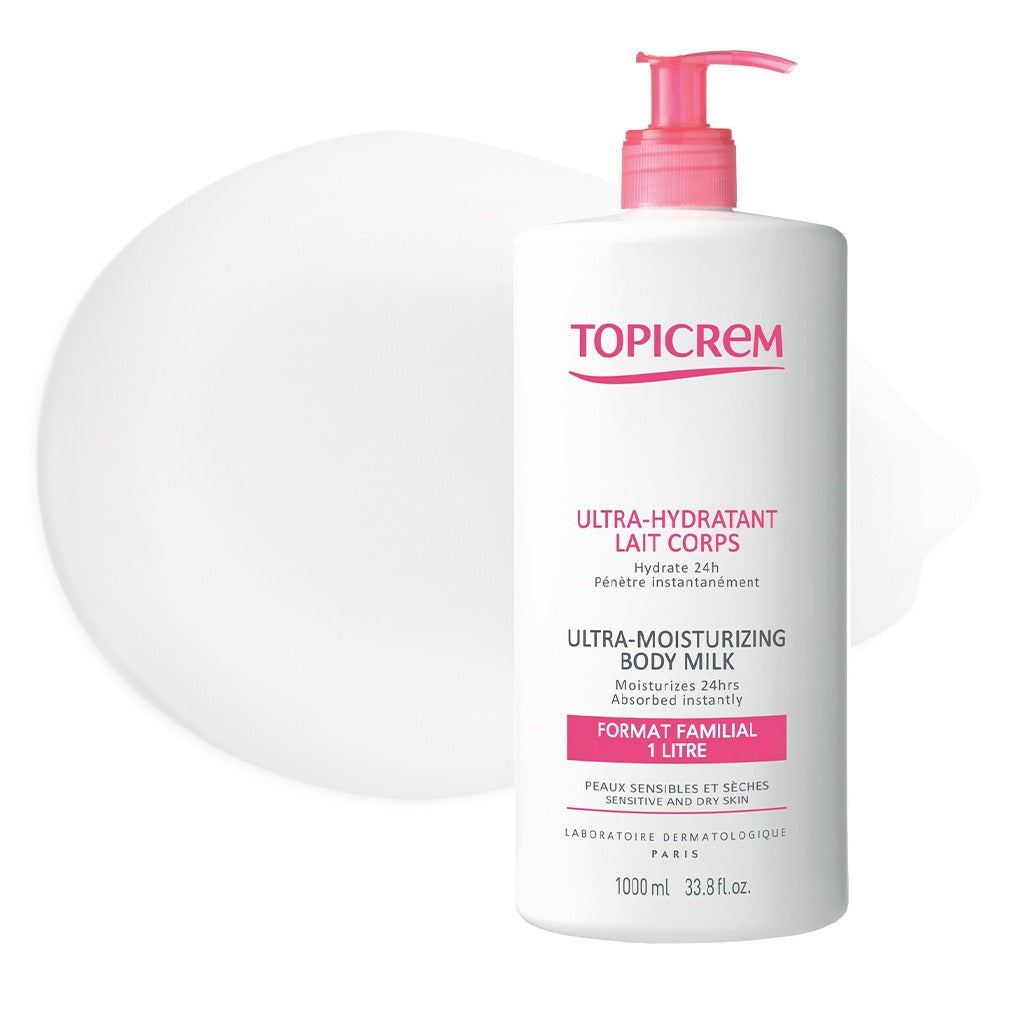 Topicrem Ultra-Moisturizing Body Milk 1000ml - Easy Pharmacy LLC