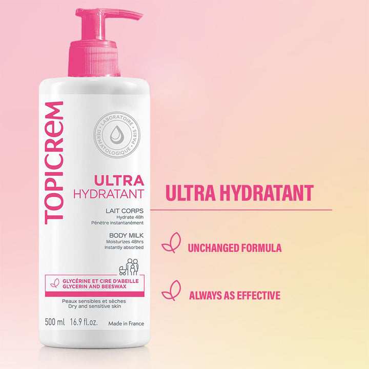 Topicrem Ultra-Moisturizing Body Milk 500ml - Easy Pharmacy LLC