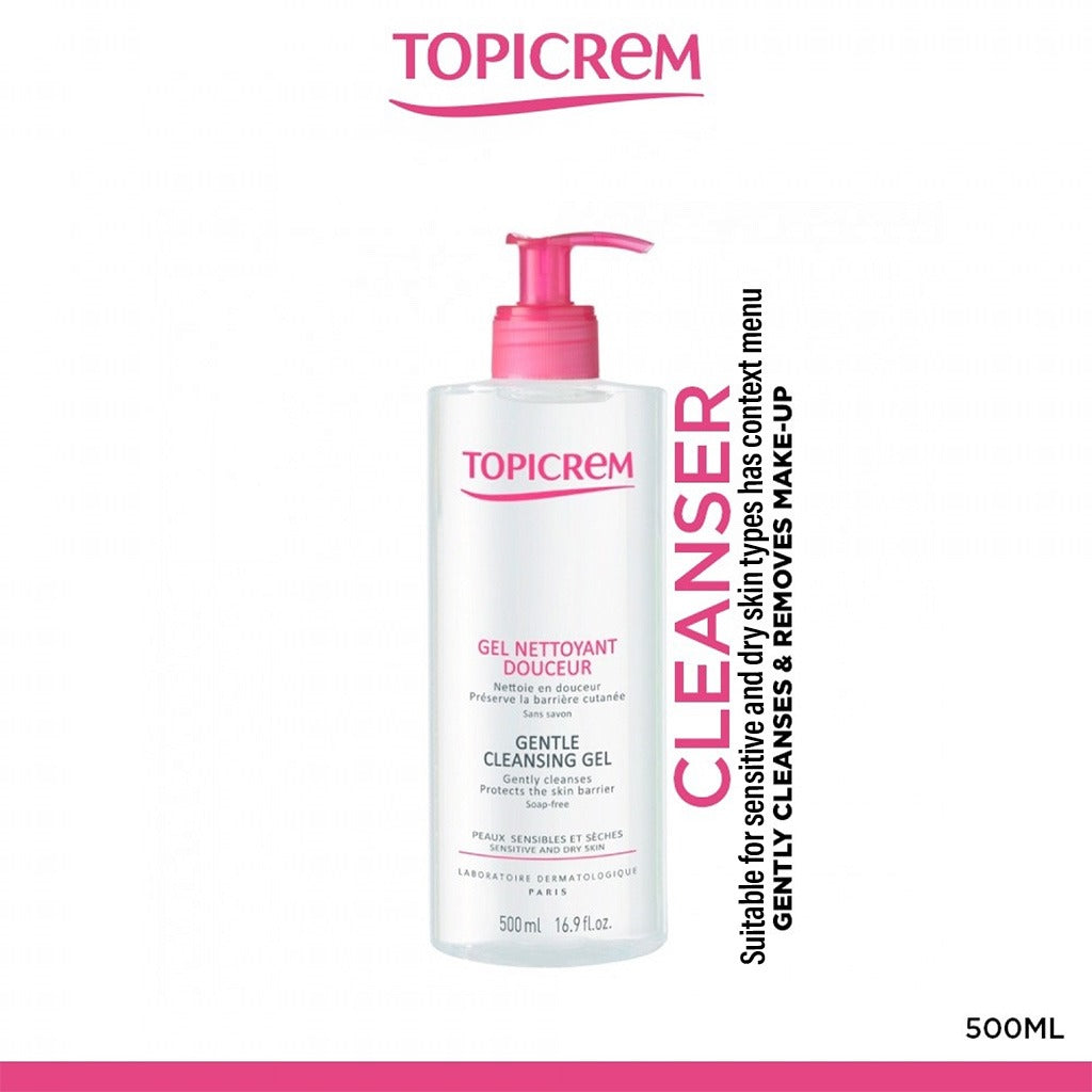Topicrem Gentle Body & Hair Cleansing Gel For Sensitive & Dry Skin 500ml - Easy Pharmacy LLC