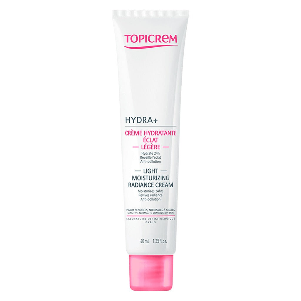 Topicrem Hydra+ Light Moisturizing Radiance Cream For Sensitive & Normal To Combination Skin 40ml - Easy Pharmacy LLC