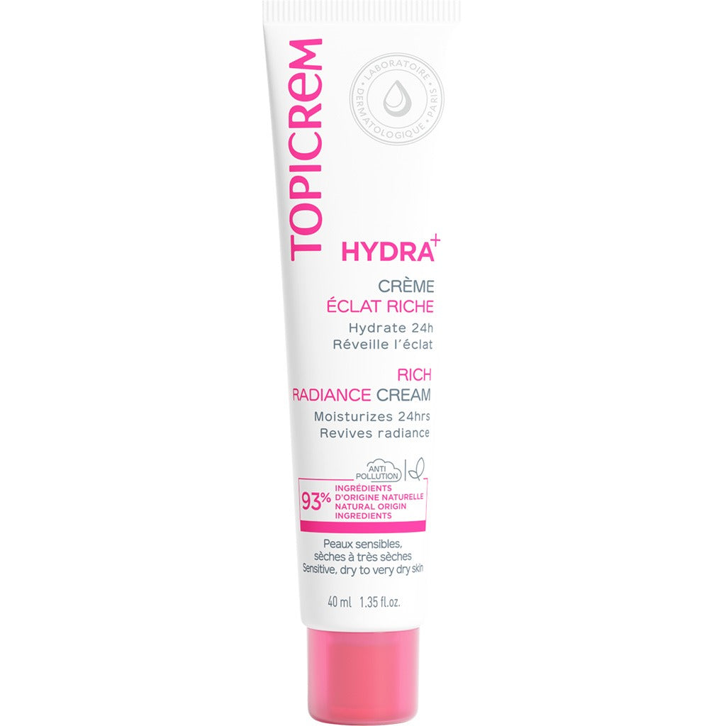 Topicrem Hydra+ Rich Moisturizing Radiance Cream For Sensitive & Dry To Very Dry Skin 40ml - Easy Pharmacy LLC