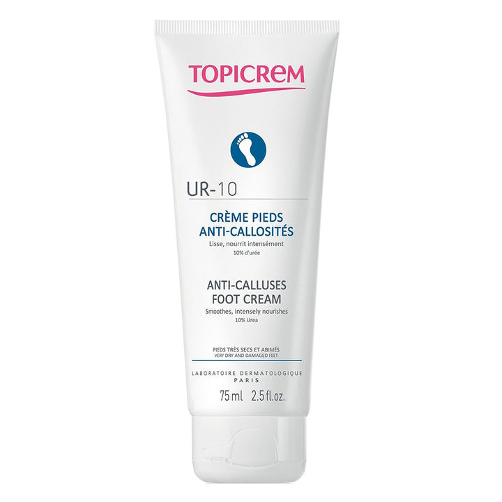 Topicrem UR 10 Anti-Callus Foot Cream For Very Dry And Damaged Feet 75ml - Easy Pharmacy LLC