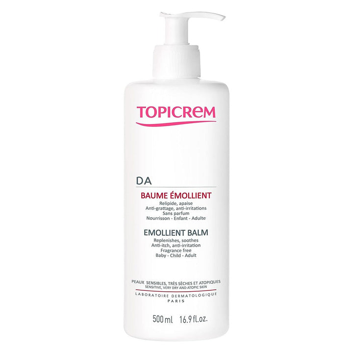 Topicrem DA Emollient Balm For Sensitive, Atopic & Very Dry Skin 500ml - Easy Pharmacy LLC