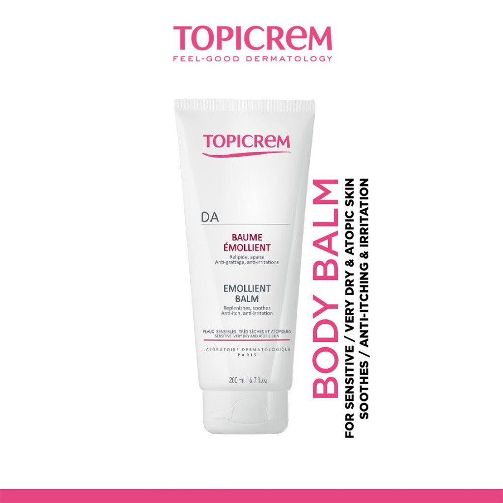 Topicrem DA Emollient Balm For Sensitive, Atopic & Very Dry Skin 200ml - Easy Pharmacy LLC