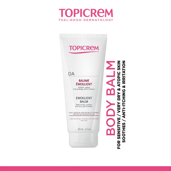 Topicrem DA Emollient Balm For Sensitive, Atopic & Very Dry Skin 200ml - Easy Pharmacy LLC
