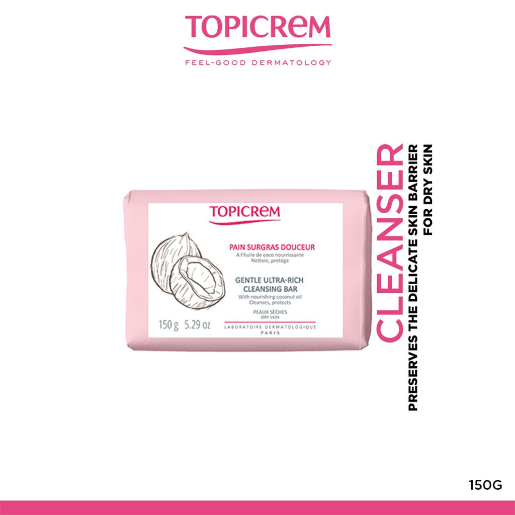 Topicrem Gentle Ultra-Rich Cleansing Bar For Dry Skin 150g - Easy Pharmacy LLC