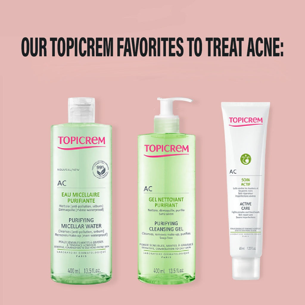 Topicrem AC Purifying Face Cleansing Gel For Sensitive, Combination & Oily Skin 400ml - Easy Pharmacy LLC