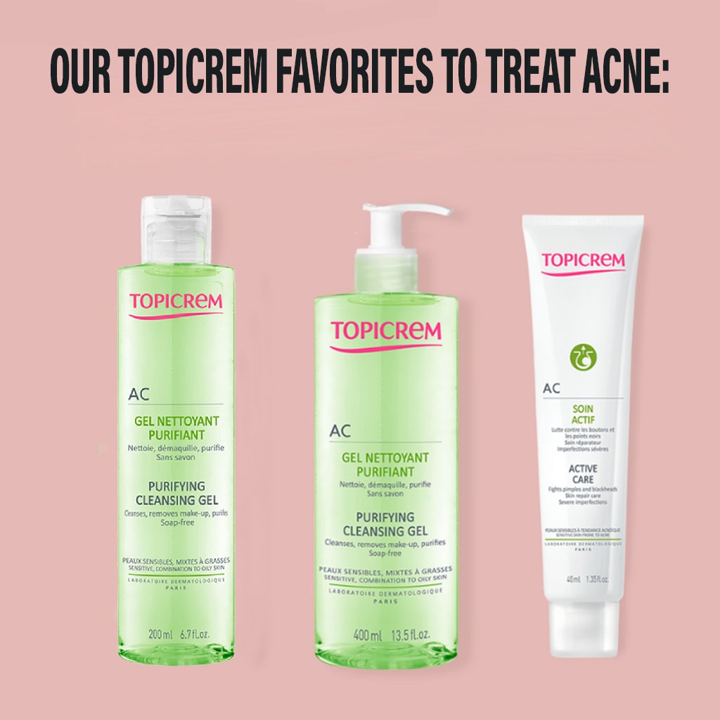Topicrem AC Purifying Face Cleansing Gel For Sensitive, Combination & Oily Skin 200ml - Easy Pharmacy LLC