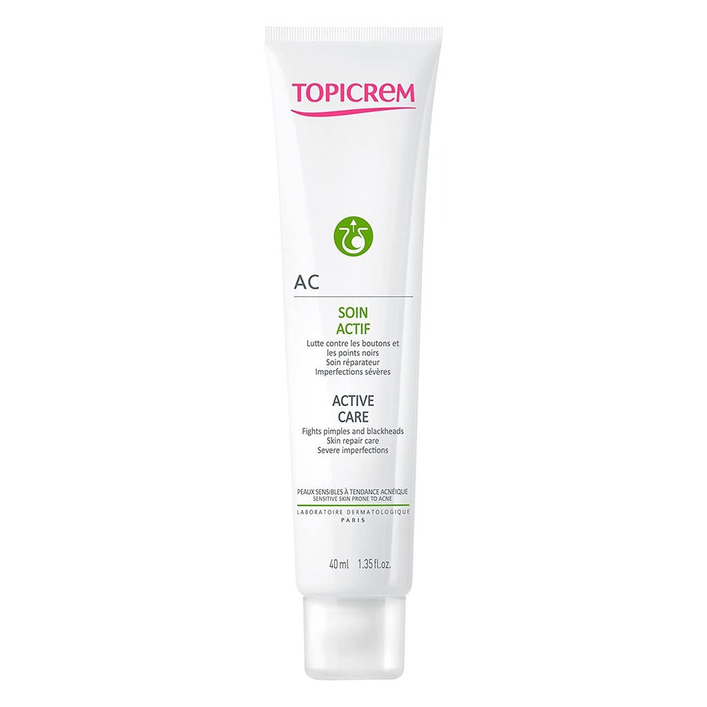 Topicrem AC Soin Actif Active Care Cream For Sensitive Skin Prone To Acne 40ml - Easy Pharmacy LLC