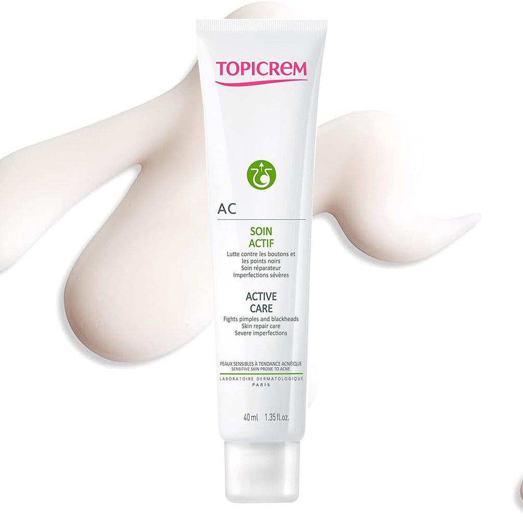 Topicrem AC Soin Actif Active Care Cream For Sensitive Skin Prone To Acne 40ml - Easy Pharmacy LLC