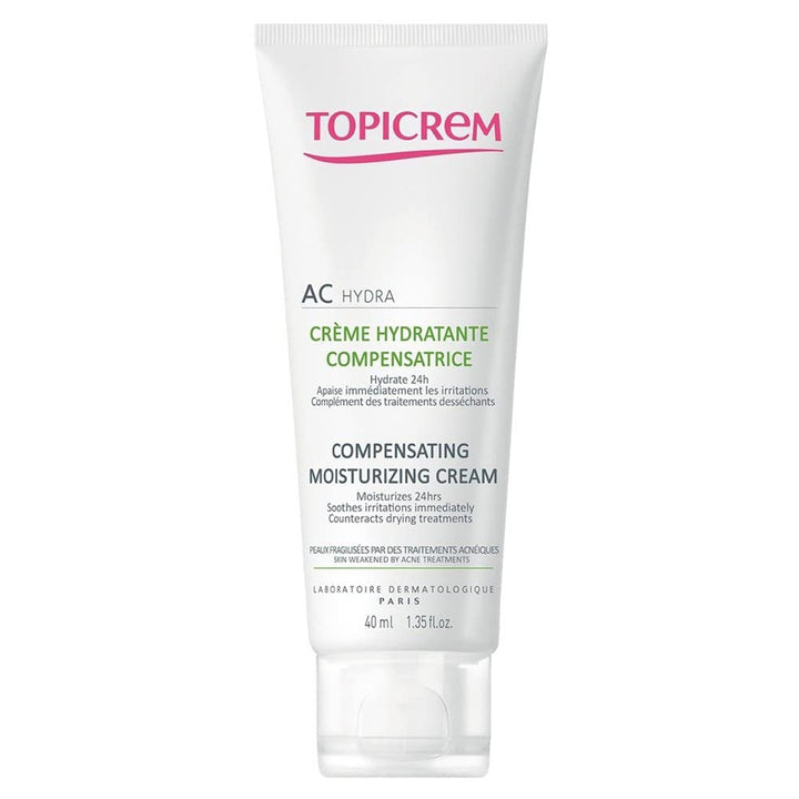 Topicrem AC Hydra Compensating Moisturizing Cream For Skin Weakened By Acne Treatments 40ml - Easy Pharmacy LLC