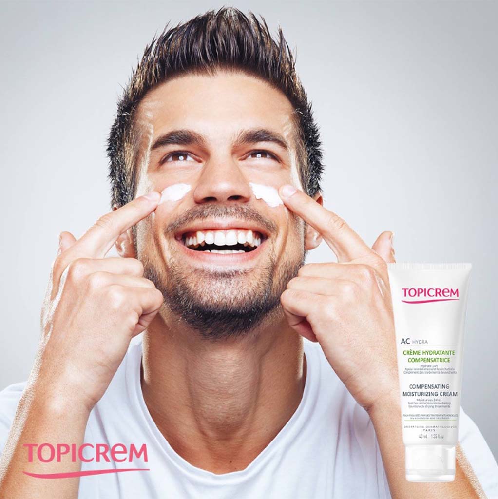Topicrem AC Hydra Compensating Moisturizing Cream For Skin Weakened By Acne Treatments 40ml - Easy Pharmacy LLC