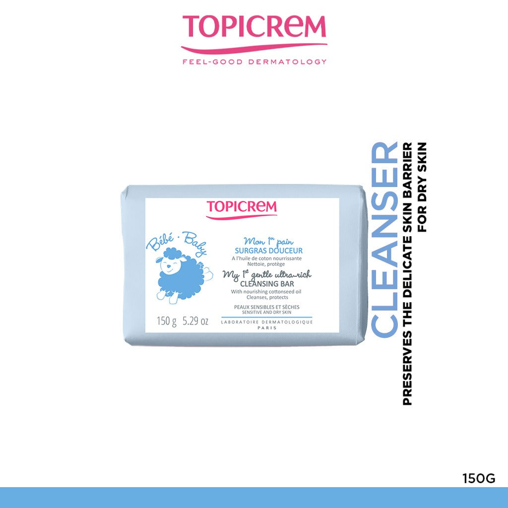 Topicrem My 1st Gentle Ultra-Rich Cleansing Bar For Sensitive & Dry Skin 150g - Easy Pharmacy LLC