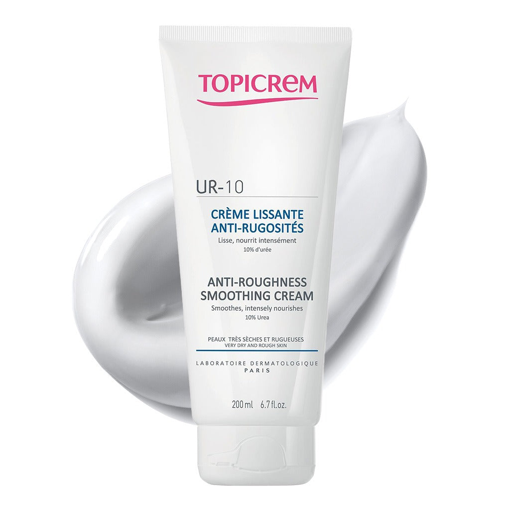 Topicrem UR-10 Anti-Roughness Smoothing Cream For Very Dry And Rough Skin 200ml - Easy Pharmacy LLC