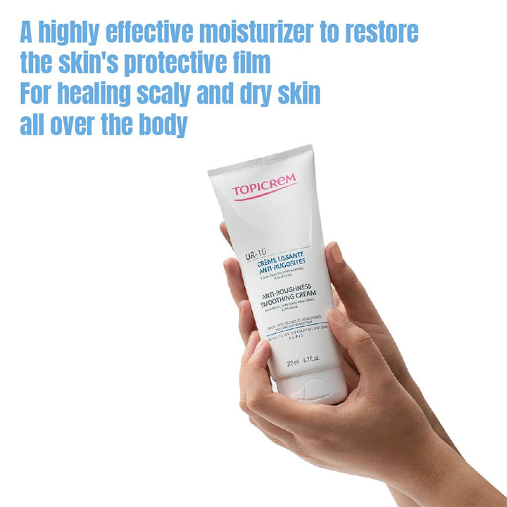 Topicrem UR-10 Anti-Roughness Smoothing Cream For Very Dry And Rough Skin 200ml - Easy Pharmacy LLC
