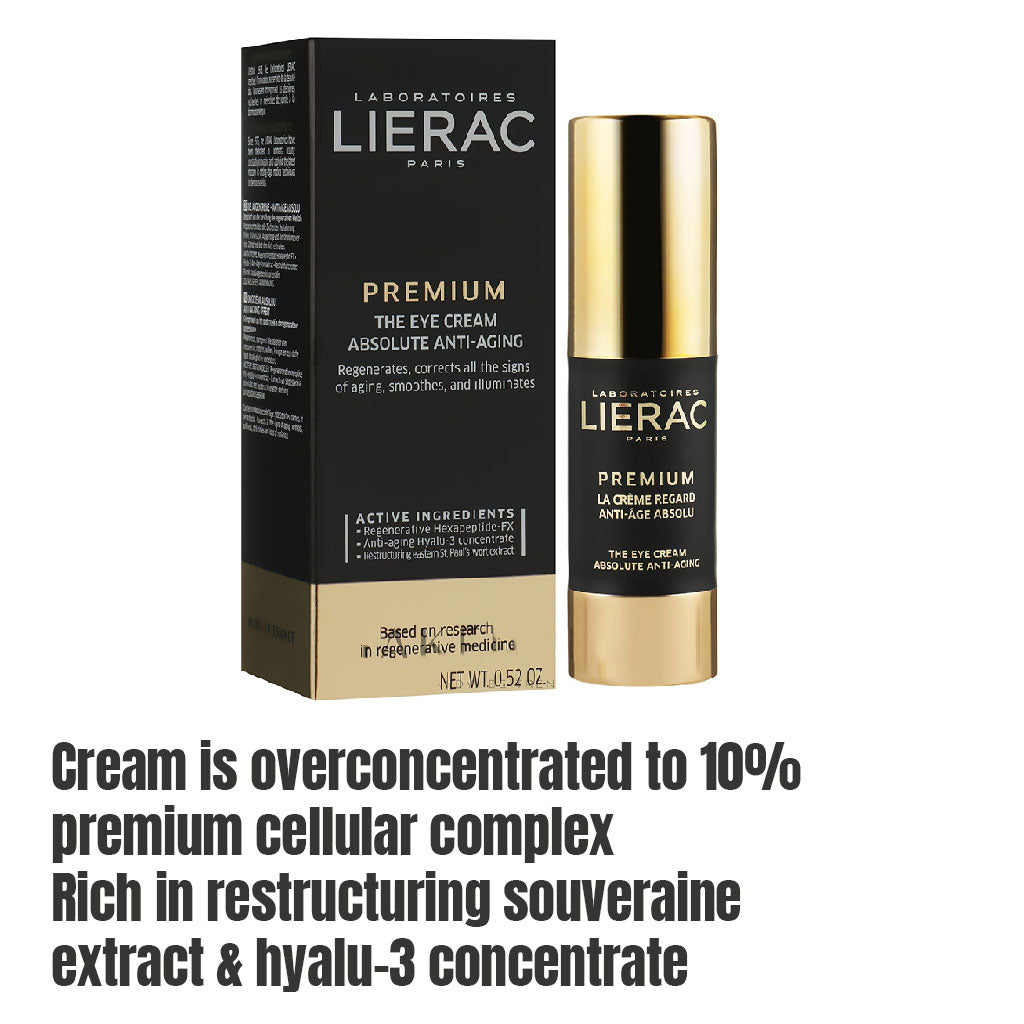 Lierac Premium Absolute Anti-Aging Eye Cream 15ml - Easy Pharmacy LLC