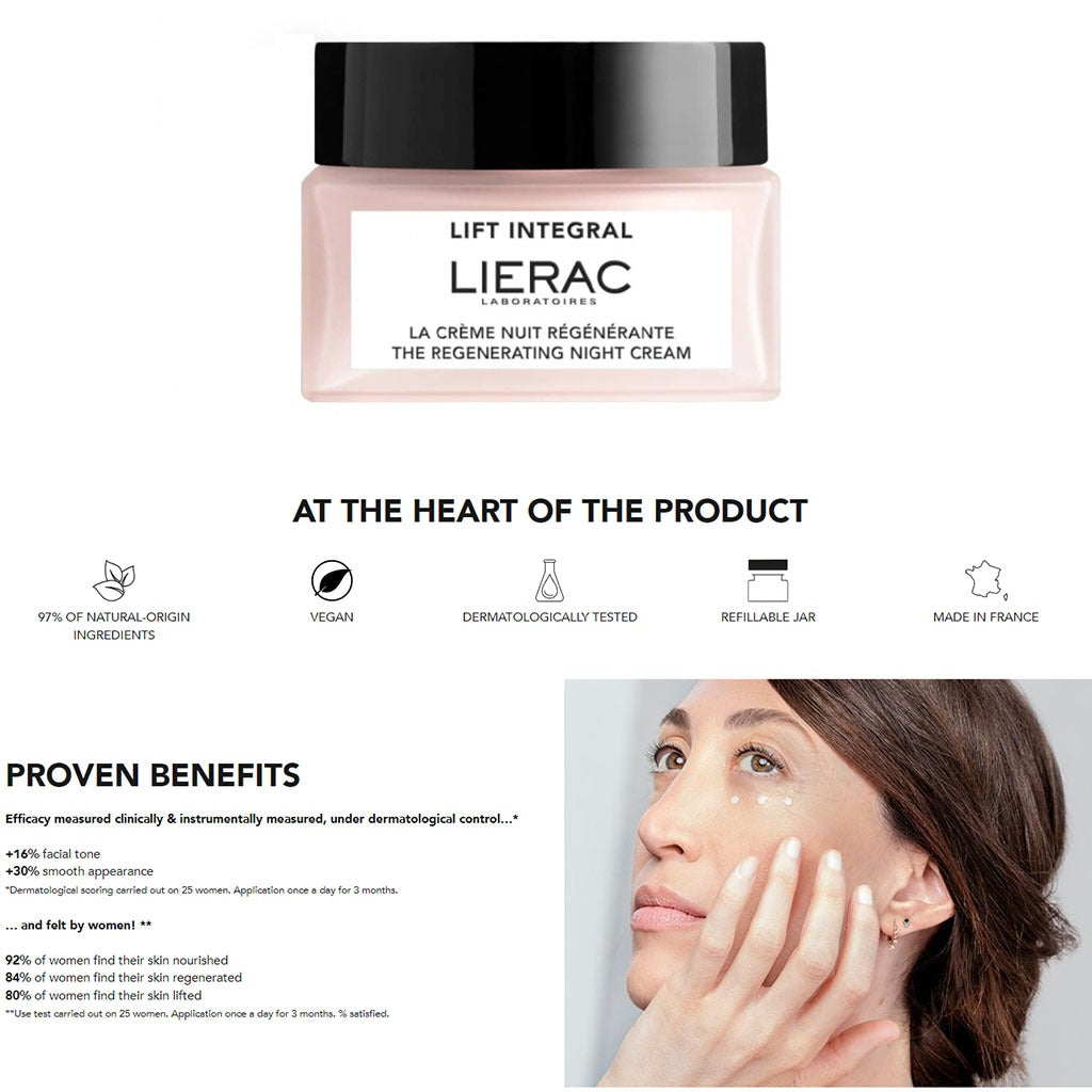 Lierac Lift Integral Regenerating Night Cream 50ml - Easy Pharmacy LLC