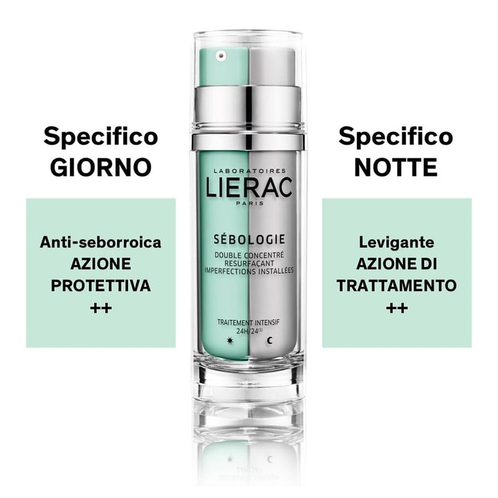 Lierac Sebologie Persistent Imperfections Resurfacing Day & Night Double Concentrate 30ml - Easy Pharmacy LLC