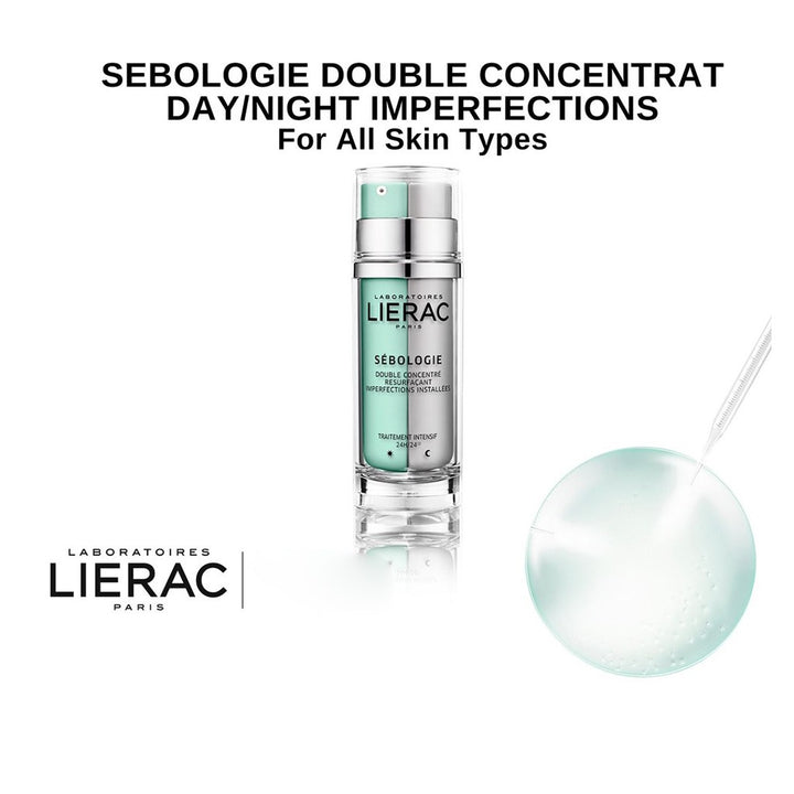 Lierac Sebologie Persistent Imperfections Resurfacing Day & Night Double Concentrate 30ml - Easy Pharmacy LLC