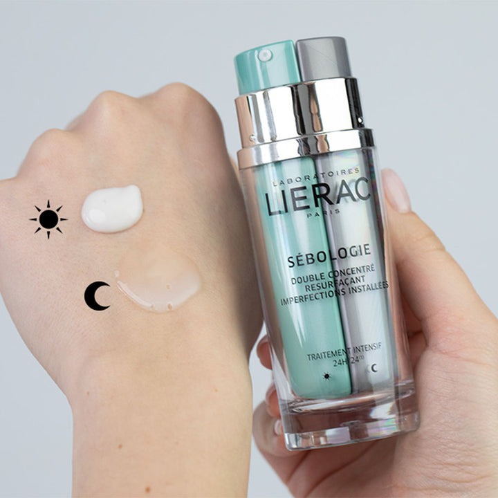 Lierac Sebologie Persistent Imperfections Resurfacing Day & Night Double Concentrate 30ml - Easy Pharmacy LLC