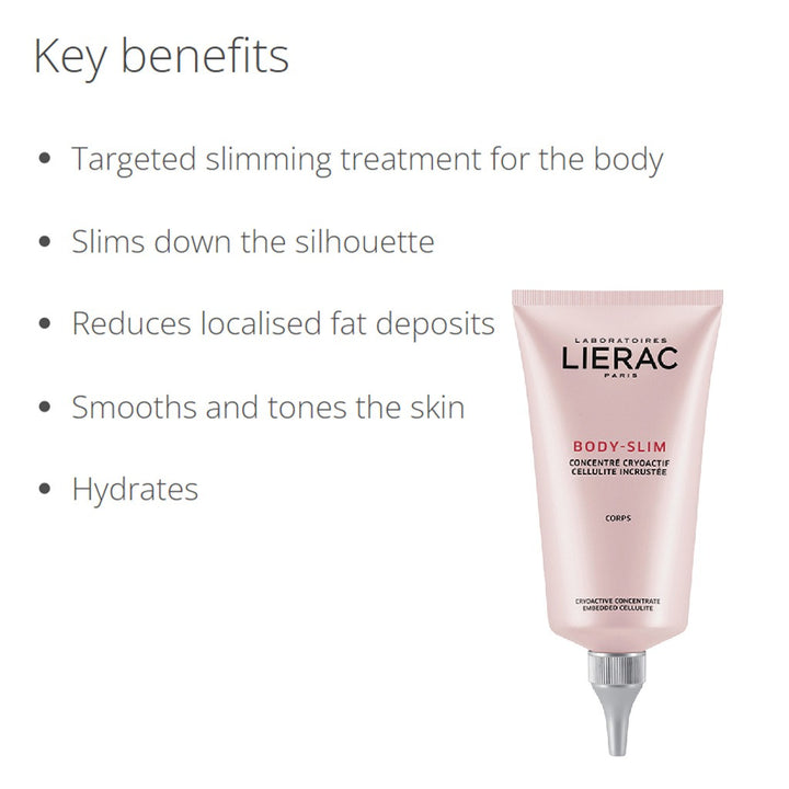 Lierac Body-Slim Concentrate Cryoactif Embedded Cellulite 150ml - Easy Pharmacy LLC