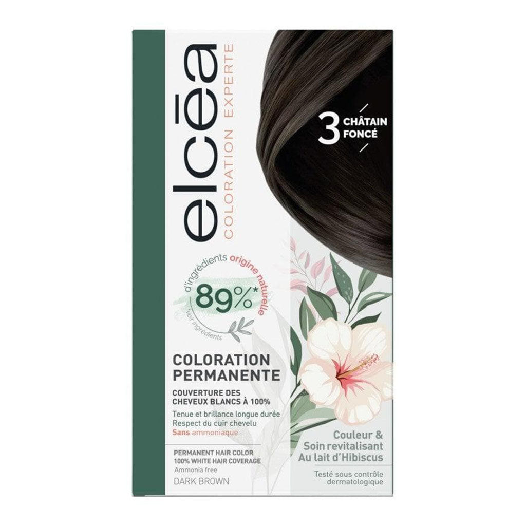 Noreva Elcea Coloration Experte Permanent Hair Color - 3 Dark Brown - Easy Pharmacy LLC