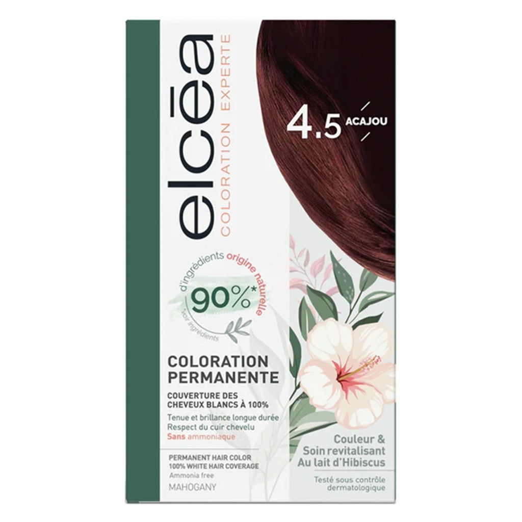 Noreva Elcea Coloration Experte Permanent Hair Color - 4.5 Mahogany - Easy Pharmacy LLC