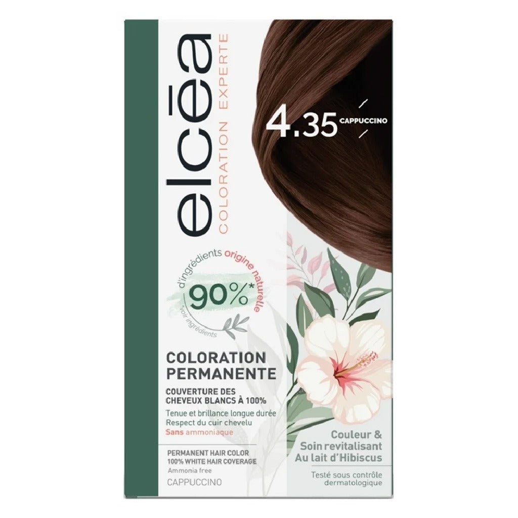 Noreva Elcea Coloration Experte Permanent Hair Color - 4.35 Cappuccino - Easy Pharmacy LLC