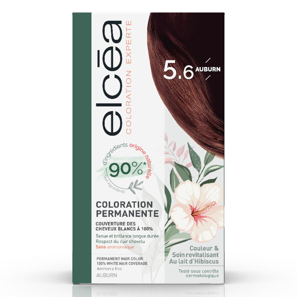 Noreva Elcea Coloration Experte Permanent Hair Color - 5.6 Auburn - Easy Pharmacy LLC
