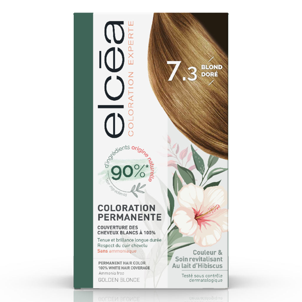 Noreva Elcea Coloration Experte Permanent Hair Color - 7.3 Golden Blonde - Easy Pharmacy LLC