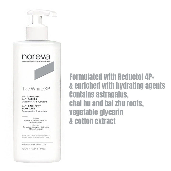 Noreva Trio White XP Anti-Dark Spot Body Care Lotion 400ml - Easy Pharmacy LLC