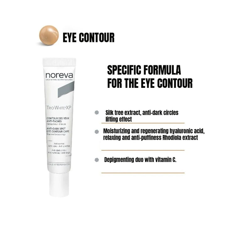 Noreva Trio White XP Anti-Dark Spot Eye Contour Care Cream 10ml - Easy Pharmacy LLC