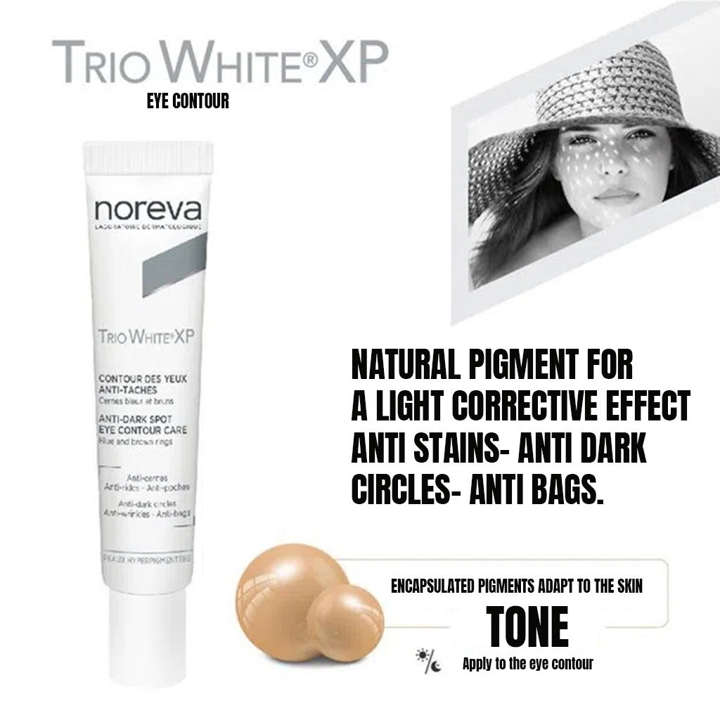 Noreva Trio White XP Anti-Dark Spot Eye Contour Care Cream 10ml - Easy Pharmacy LLC