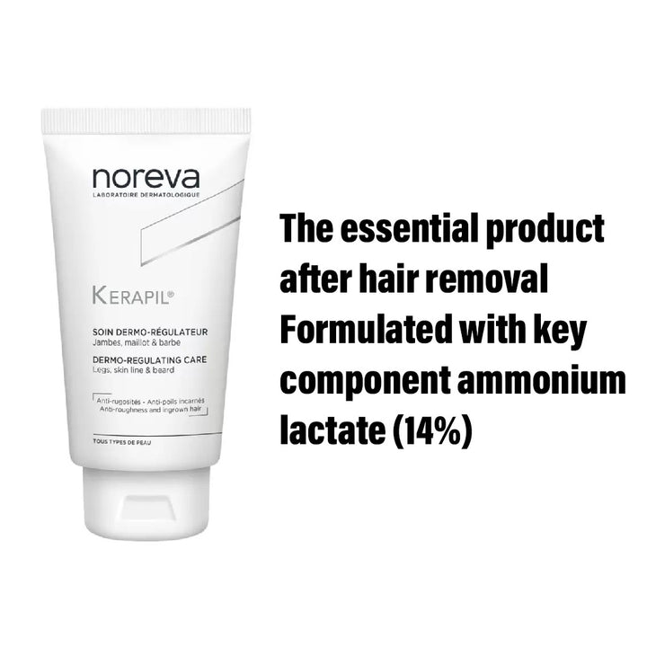 Noreva Kerapil Dermo-Regulating Care Cream For Skin Roughness And Ingrown Hair 75ml - Easy Pharmacy LLC