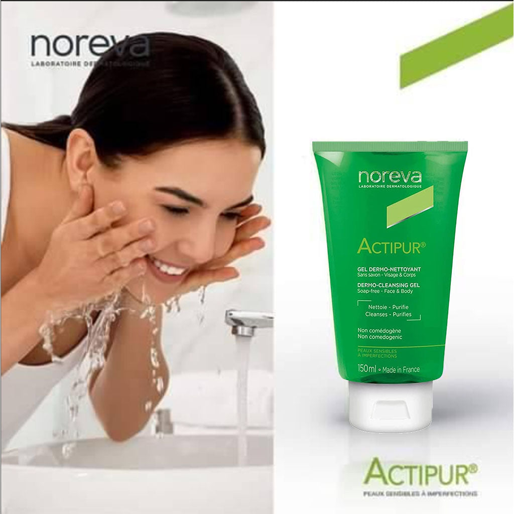 Noreva Actipur Dermo-Cleansing Gel For Face And Body 150ml - Easy Pharmacy LLC