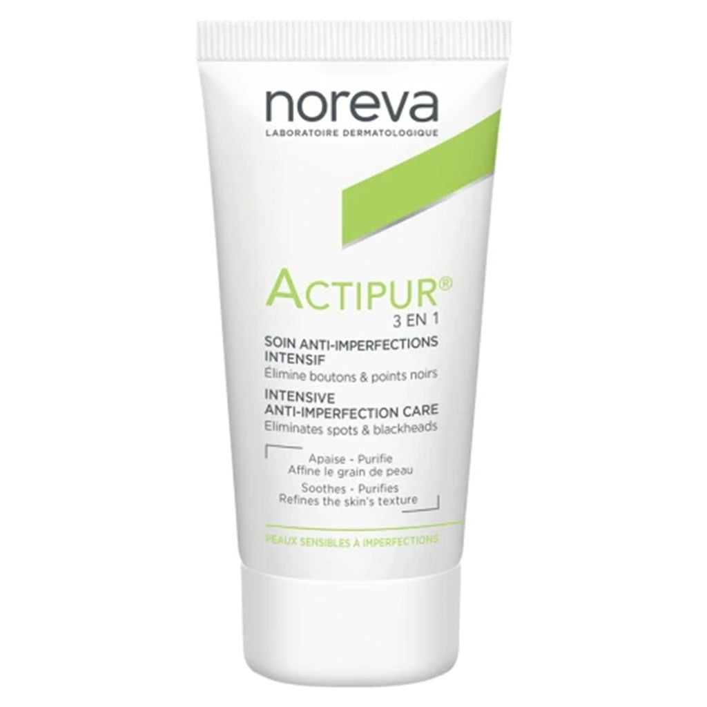 Noreva Actipur 3-in-1 Anti-Imperfection Care Cream For Acne Prone Skin 30ml - Easy Pharmacy LLC