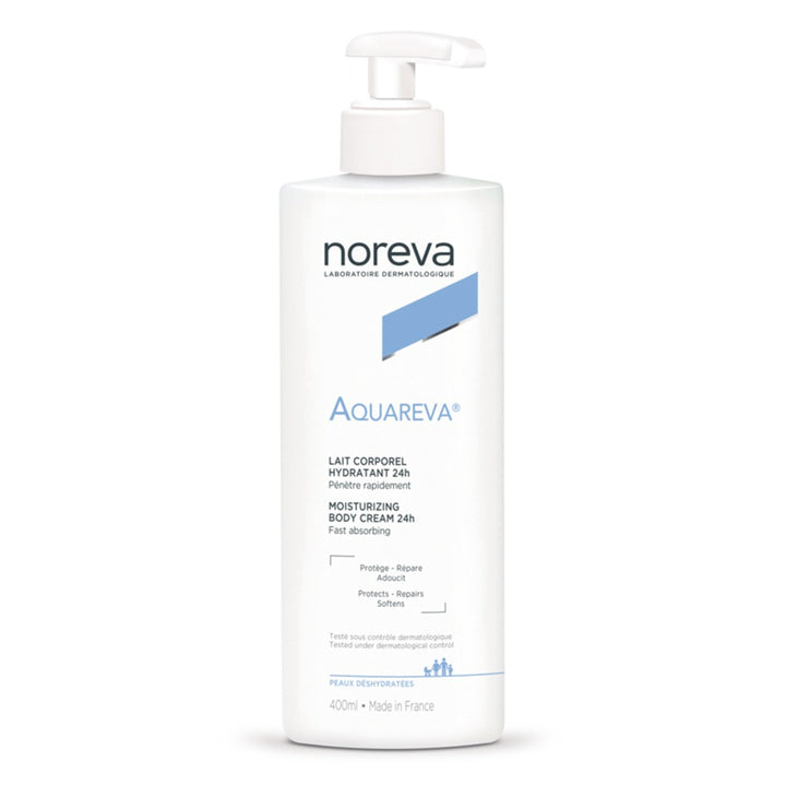 Noreva Aquareva 24-Hour Moisturizing Body Cream 400ml - Easy Pharmacy LLC