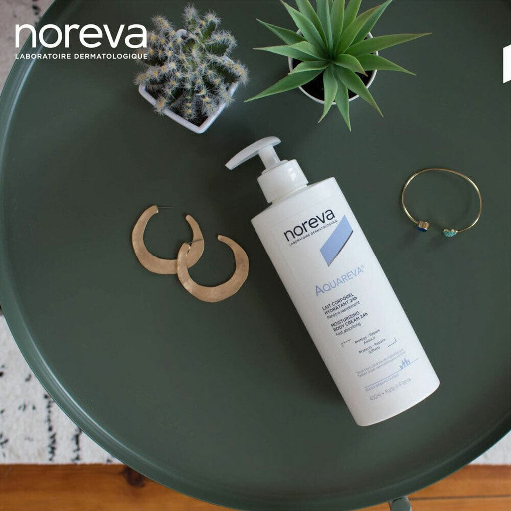 Noreva Aquareva 24-Hour Moisturizing Body Cream 400ml - Easy Pharmacy LLC