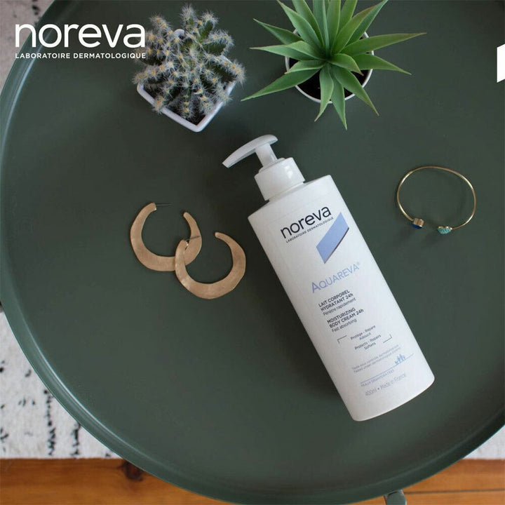Noreva Aquareva 24-Hour Moisturizing Body Cream 400ml - Easy Pharmacy LLC