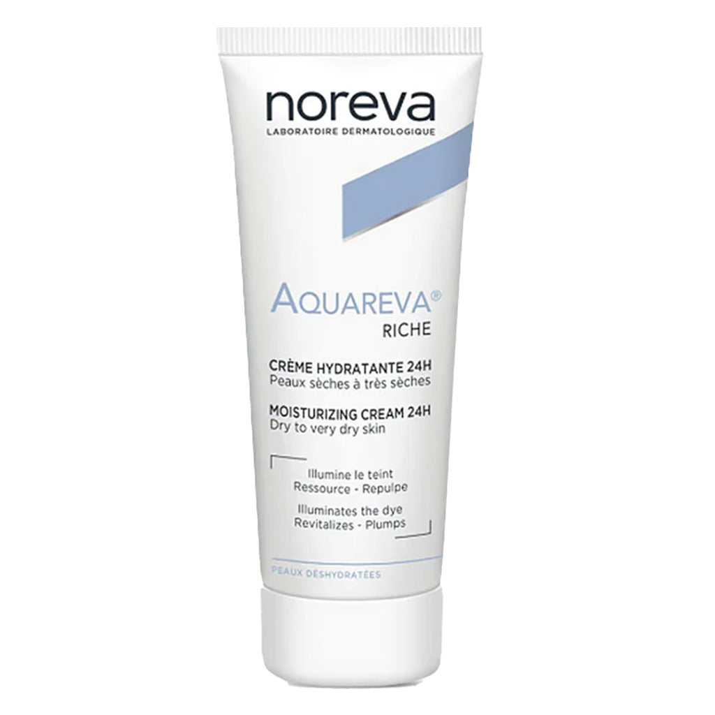 Noreva Aquareva Rich 24-hour Moisturizing Face Cream For Dry And Dehydrated Skin 40ml - Easy Pharmacy LLC