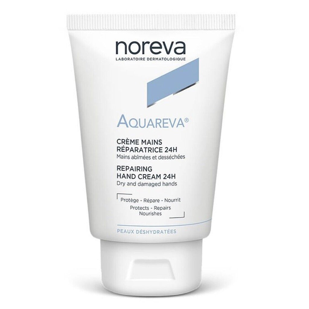 Noreva Aquareva 24-hour Repairing Hand Cream For Dry And Damaged Hands 50ml - Easy Pharmacy LLC