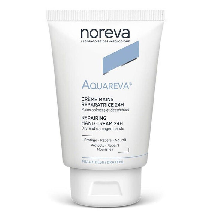 Noreva Aquareva 24-hour Repairing Hand Cream For Dry And Damaged Hands 50ml - Easy Pharmacy LLC