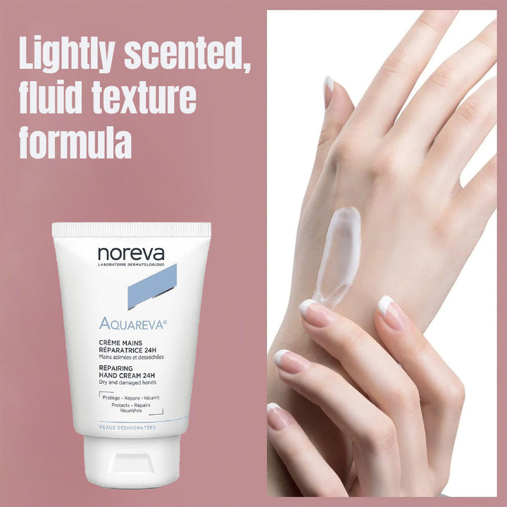 Noreva Aquareva 24-hour Repairing Hand Cream For Dry And Damaged Hands 50ml - Easy Pharmacy LLC