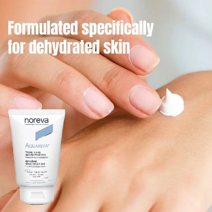 Noreva Aquareva 24-hour Repairing Hand Cream For Dry And Damaged Hands 50ml - Easy Pharmacy LLC