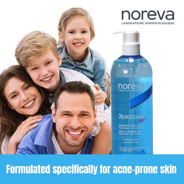 Noreva Xerodiane Ap+ Gentle Foaming Gel, Soap-Free Face And Body Wash 745ml - Easy Pharmacy LLC